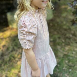 Janie and Jack Size 4 Shimmery Pink Dress